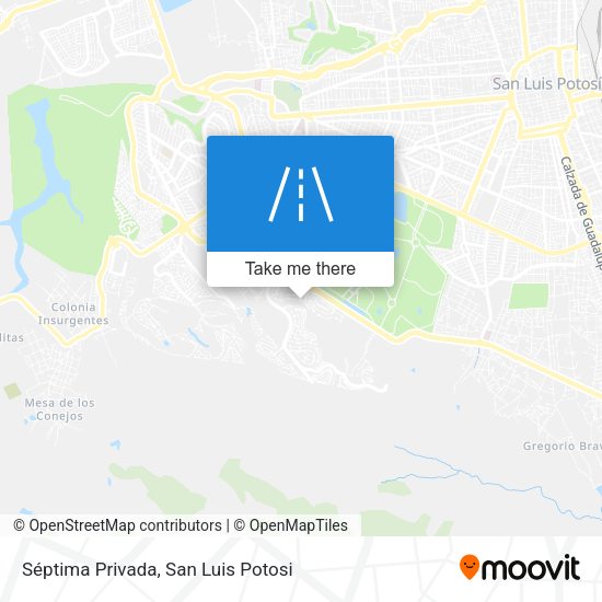 Séptima Privada map