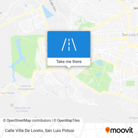 Calle Villa De Loreto map