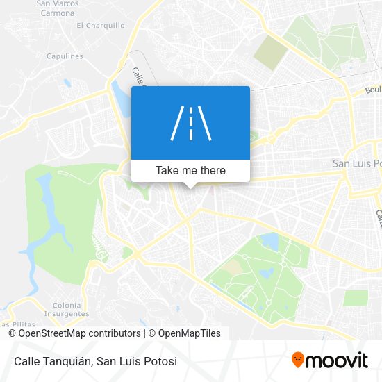 Calle Tanquián map