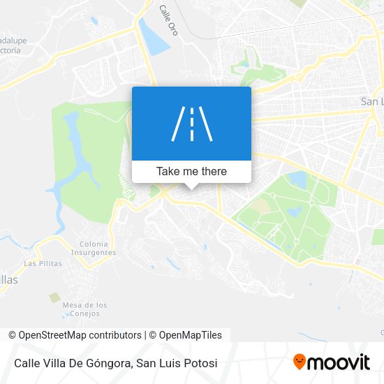 Mapa de Calle Villa De Góngora