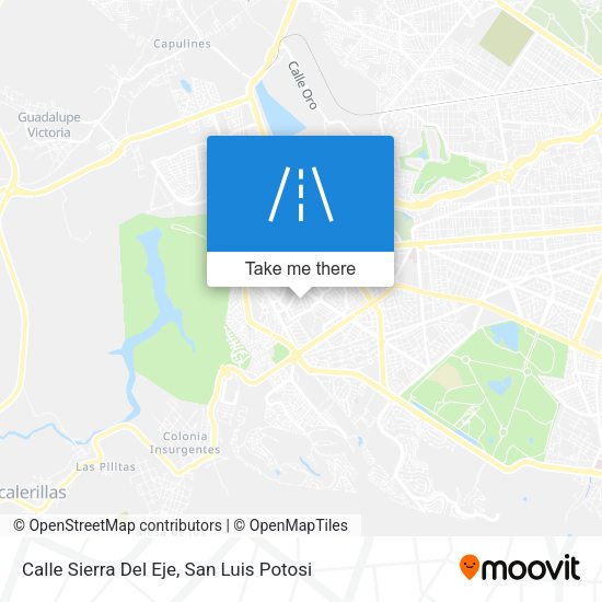 Calle Sierra Del Eje map