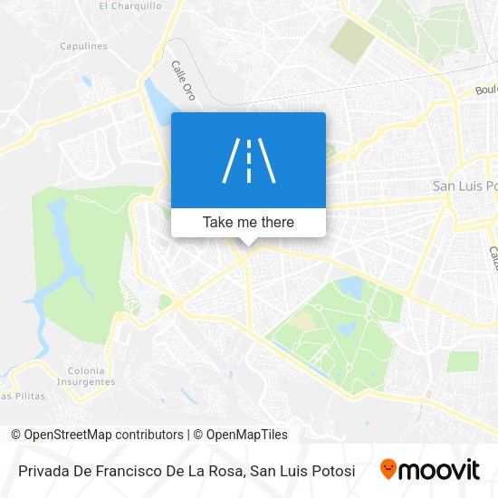 Privada De Francisco De La Rosa map
