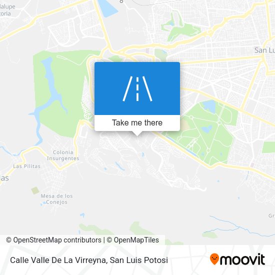 Calle Valle De La Virreyna map