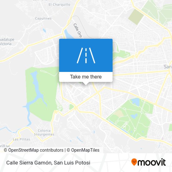 Calle Sierra Gamón map