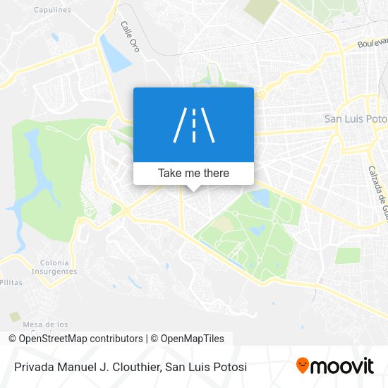 Privada Manuel J. Clouthier map