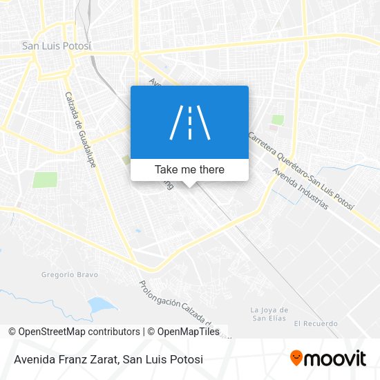 Avenida Franz Zarat map