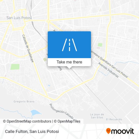 Calle Fulton map