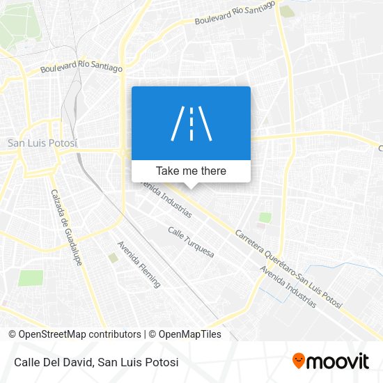 Calle Del David map