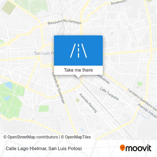 Calle Lago Hielmar map