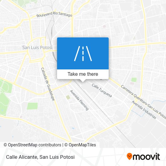 Calle Alicante map
