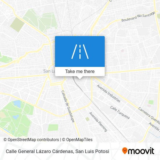 Mapa de Calle General Lázaro Cárdenas
