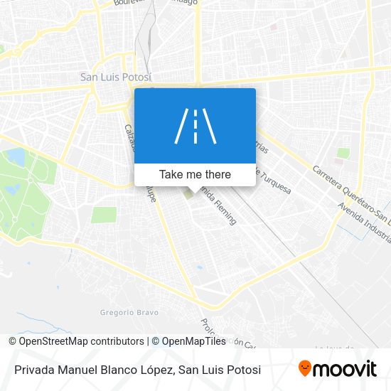 Mapa de Privada Manuel Blanco López