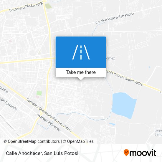 Calle Anochecer map
