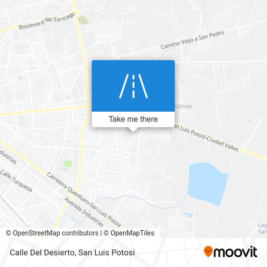 Mapa de Calle Del Desierto