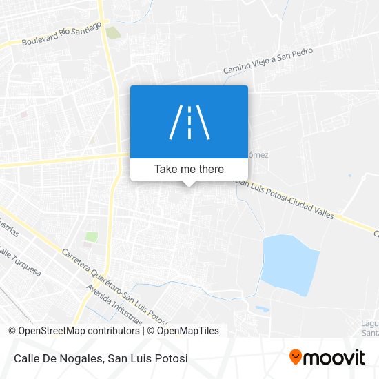 Calle De Nogales map
