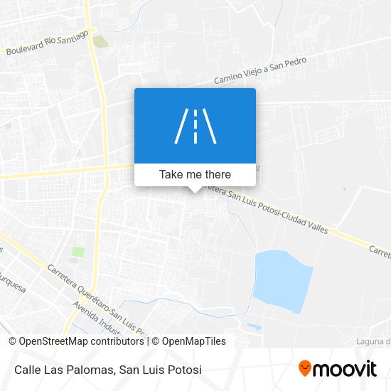 Calle Las Palomas map
