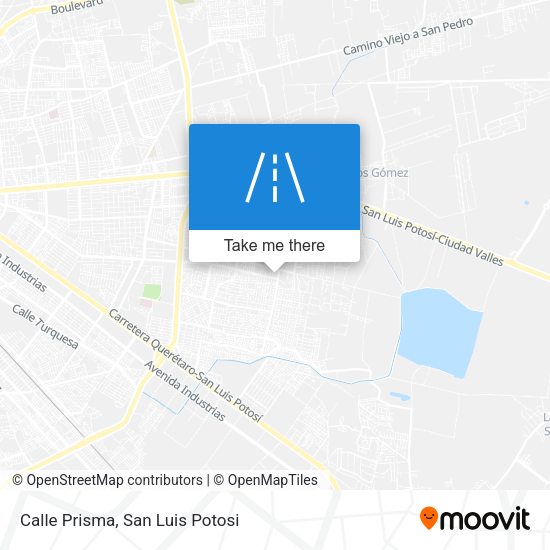 Calle Prisma map