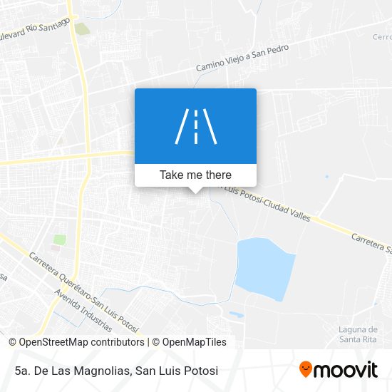 5a. De Las Magnolias map