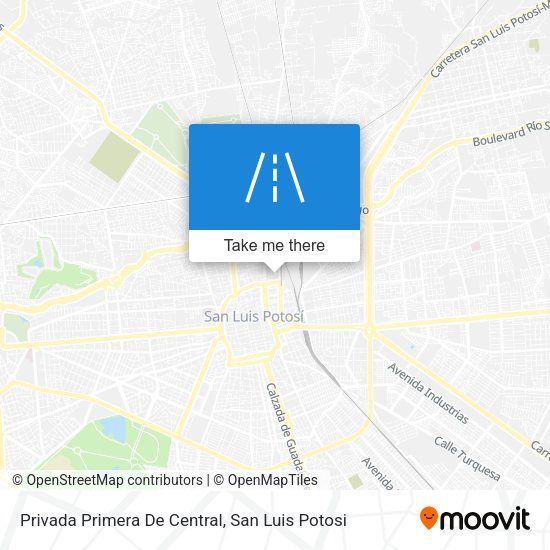 Privada Primera De Central map