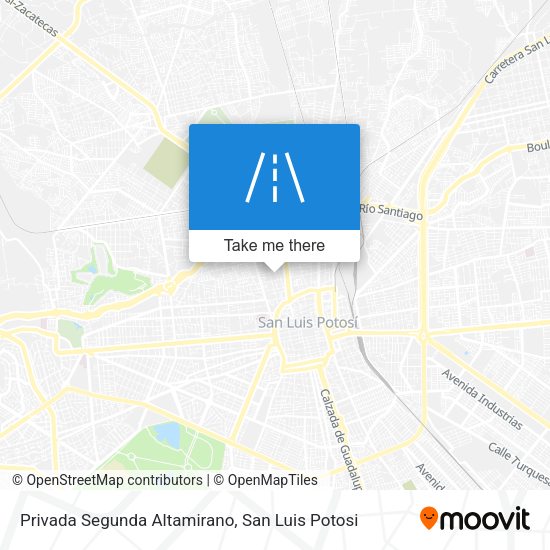 Privada Segunda Altamirano map
