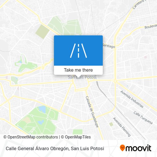 Mapa de Calle General Álvaro Obregón