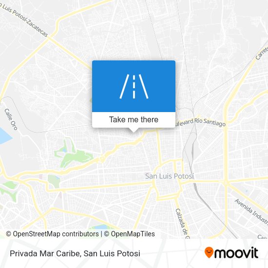 Privada Mar Caribe map