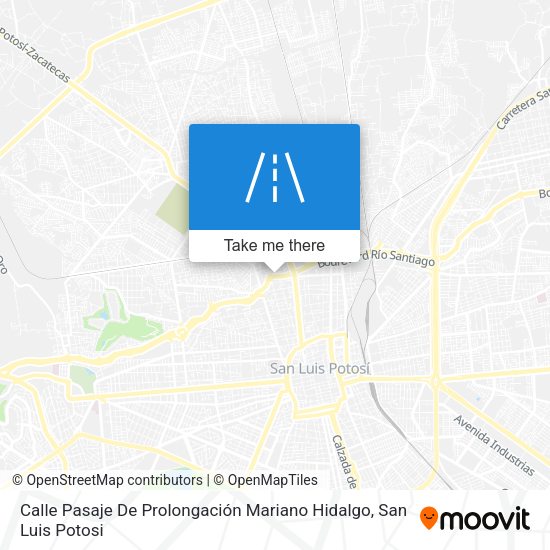 Calle Pasaje De Prolongación Mariano Hidalgo map