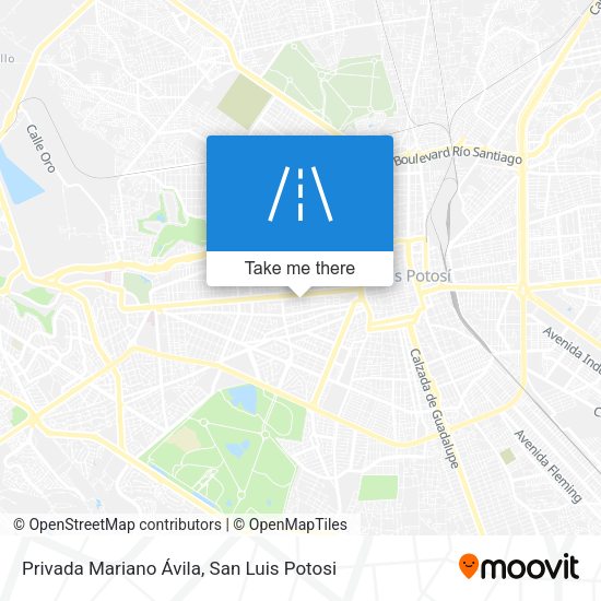 Mapa de Privada Mariano Ávila