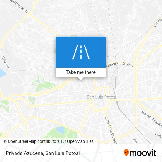 Privada Azucena map