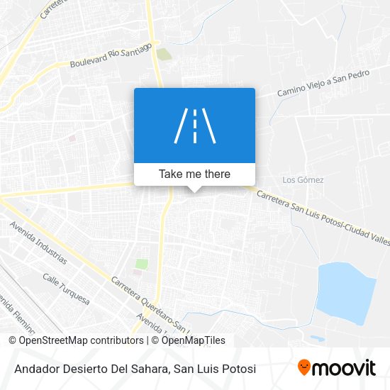 Mapa de Andador Desierto Del Sahara