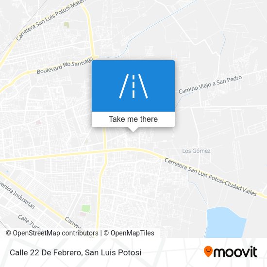 Calle 22 De Febrero map