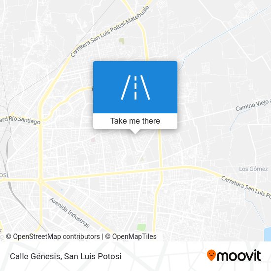 Calle Génesis map