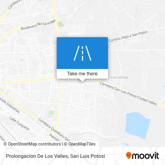 Prolongacion De Los Valles map