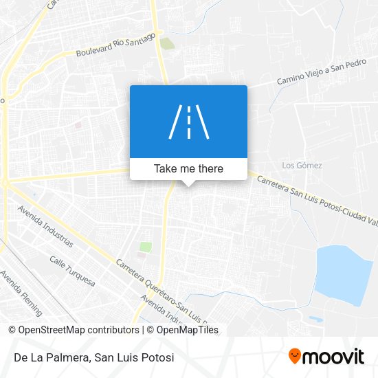 De La Palmera map