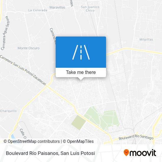 Boulevard Río Paisanos map