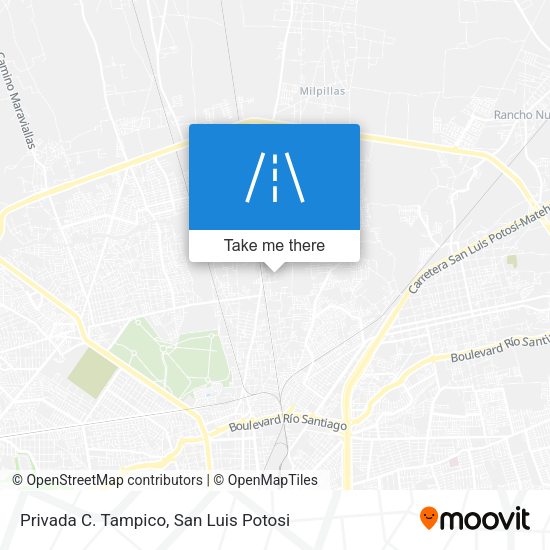 Mapa de Privada C. Tampico