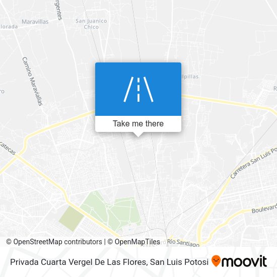 Mapa de Privada Cuarta Vergel De Las Flores