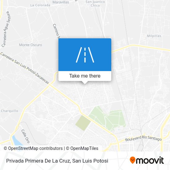Mapa de Privada Primera De La Cruz