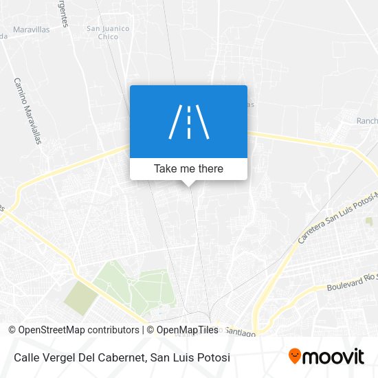 Mapa de Calle Vergel Del Cabernet