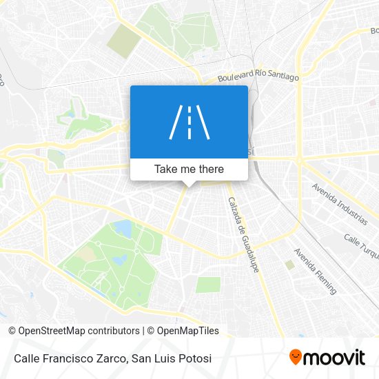 Calle Francisco Zarco map