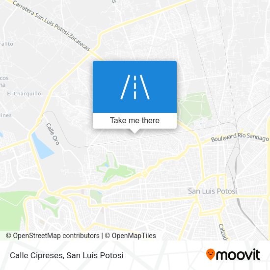 Calle Cipreses map