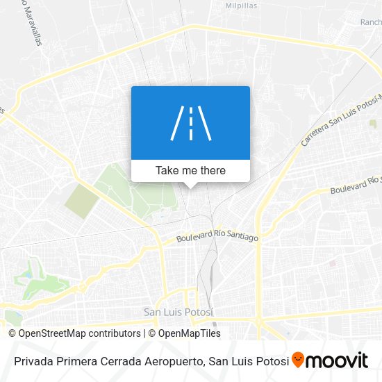 Mapa de Privada Primera Cerrada Aeropuerto
