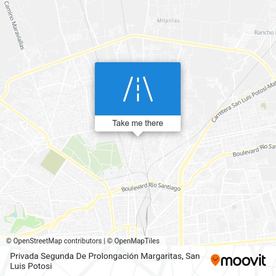 Privada Segunda De Prolongación Margaritas map