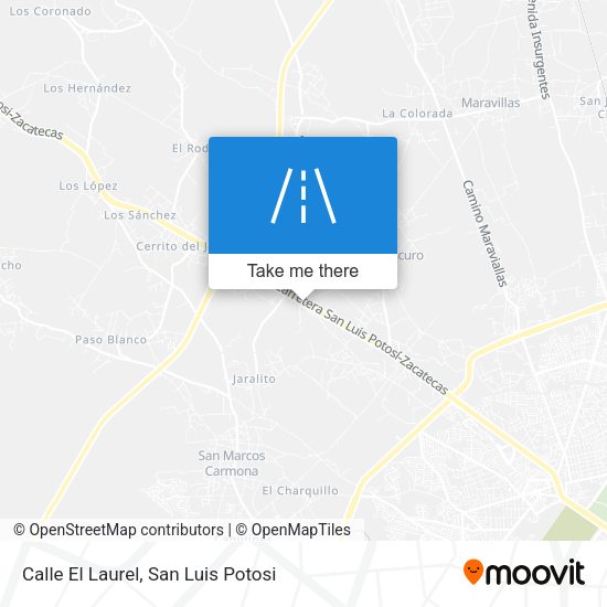 Mapa de Calle El Laurel