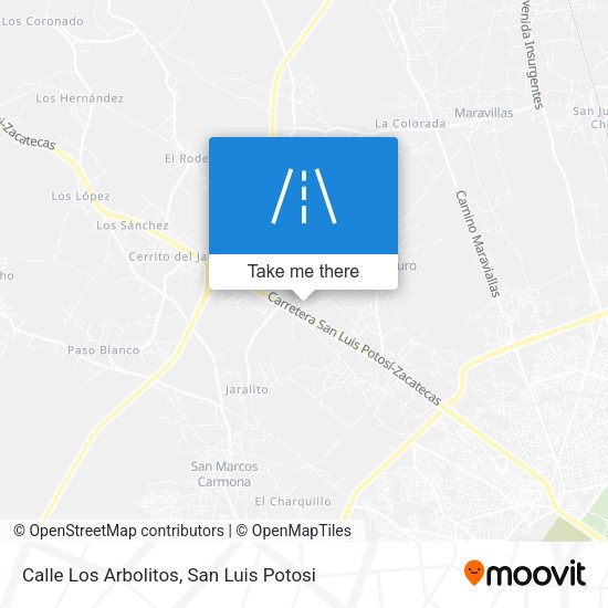 Mapa de Calle Los Arbolitos
