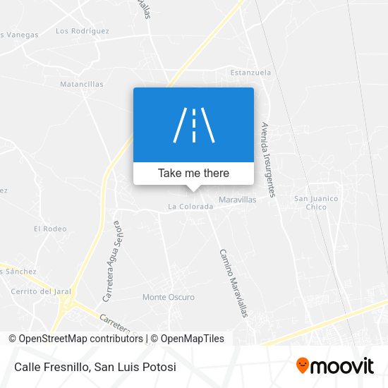 Calle Fresnillo map