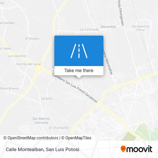 Calle Montealban map