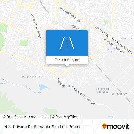 Mapa de 4ta. Privada De Rumania