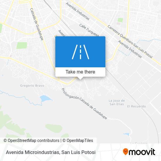 Avenida Microindustrias map