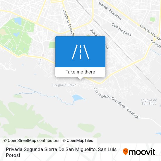Privada Segunda Sierra De San Miguelito map